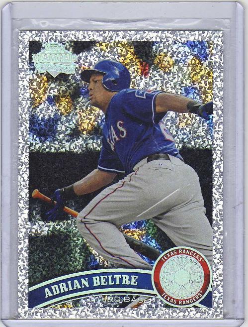 2011 Topps Update Diamond Anniversary Adrian Beltre  Card #US150 - Texas Rangers